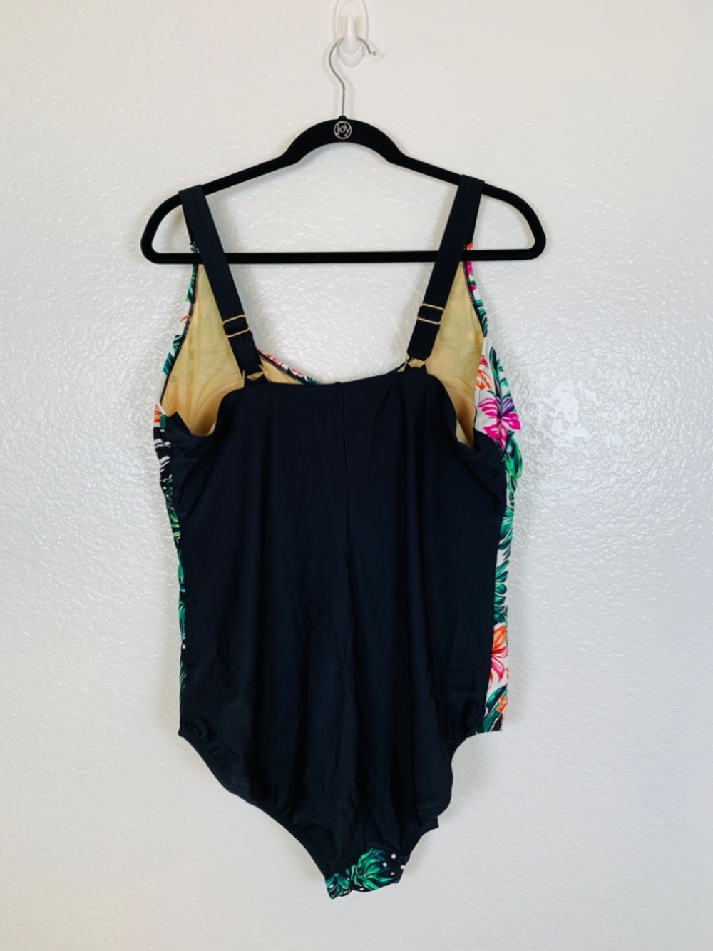 Swimsuits for All One Piece Bathing Suit NWT Womens Plus Size 24 Floral Padded - Picture 7 of 12